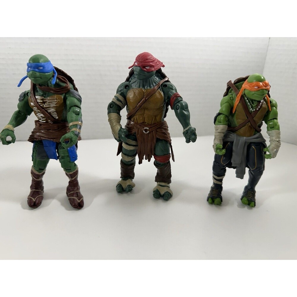 Teenage Mutant Ninja Turtles 2014  Lot Of 3  5” Action Figures TMNT Paramount